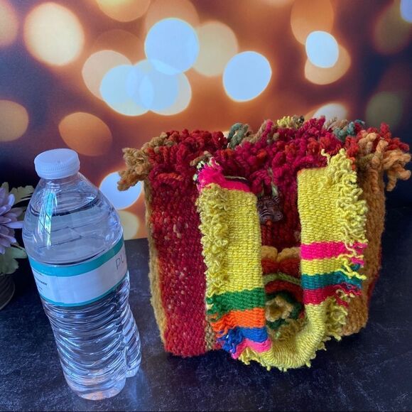 Inka Traditions Peruvian 🇵🇪 Hand Woven Wool Bag - Picture 10 of 11